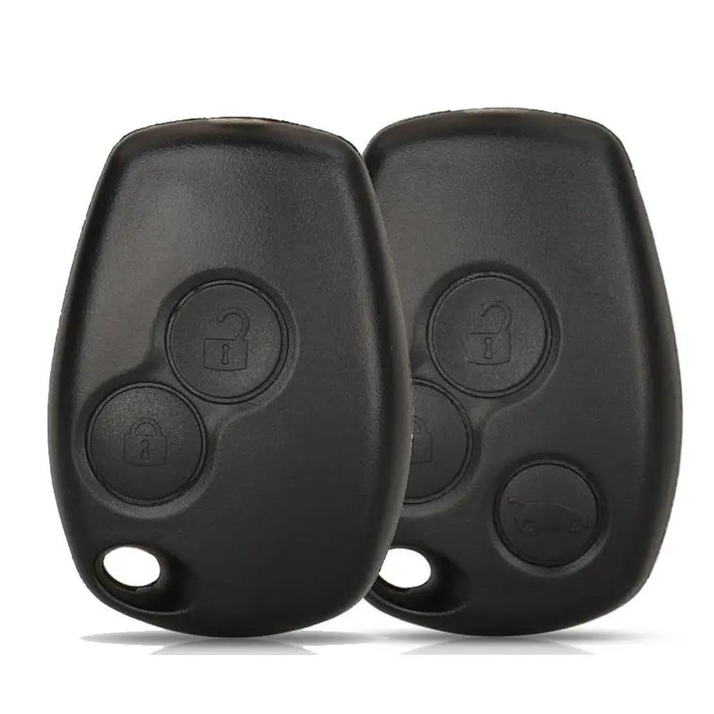 Jingyuqin 2 Button Key Fob Remote Shell Case Cover Uncut For Renault Duster Modus Clio 3 Twingo DACIA Logan Sandero