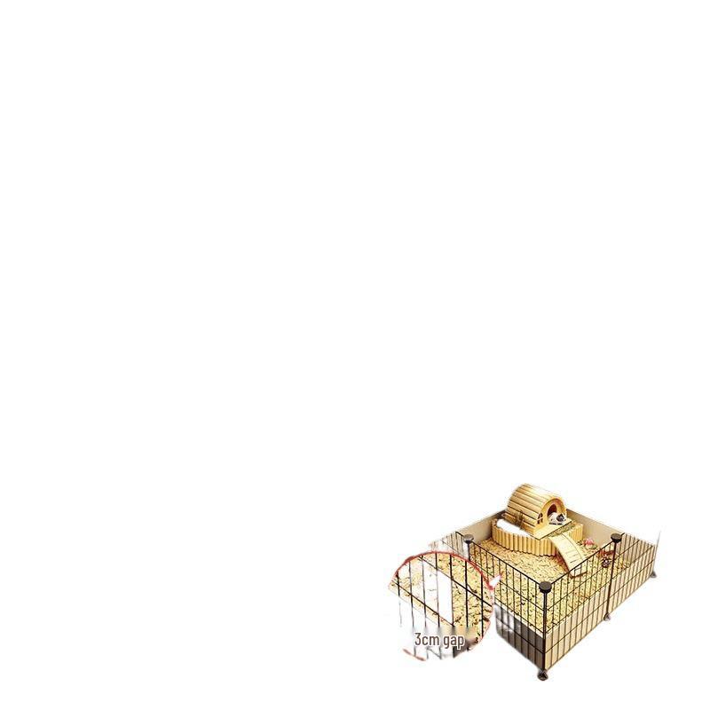 Guinea Pig Playpen & Indoor Villa - Extra Large Cage with Storage