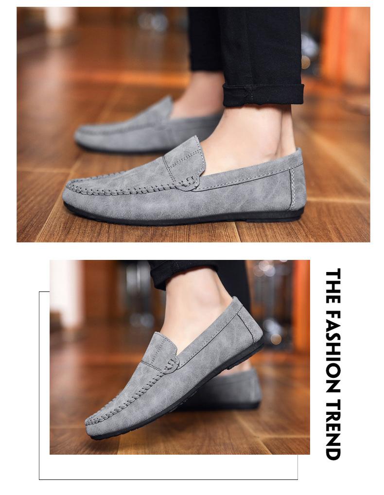 High Quality Men Leather Loafers Slip On Men's Flats Fashion Male Driving Shoes Men Casual Shoes Moccasins