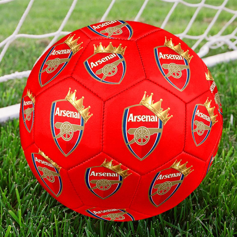 Football team.C Print Size 5 Soccer Ball, Standard Match Football for Sports Game and Team Practice, Ideal Gift for Soccer Fans
