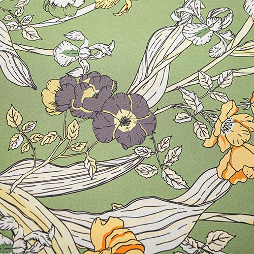 1PC NAPEARL French Retro Floral Printed Curtains Pastoral Style Tassel Edge Semi Blackout Curtains for Bedroom Living Room Window Home Decor
