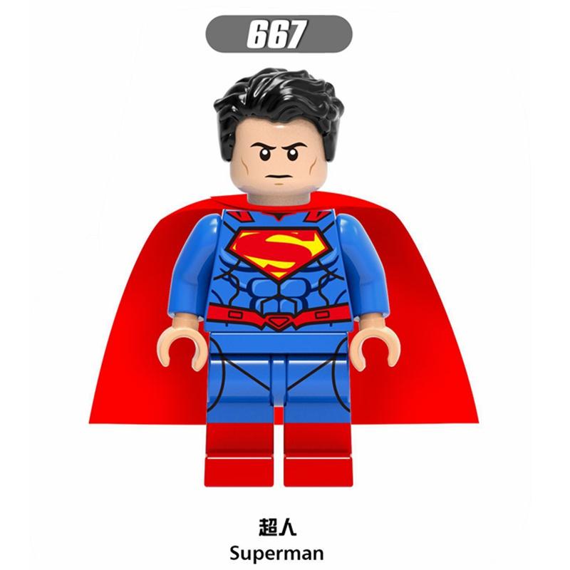 DC Süper Kahramanlar Minifigures Batman Superman Aquaman Wonder Woman Justice League Yapı Taşları Oyuncaklar