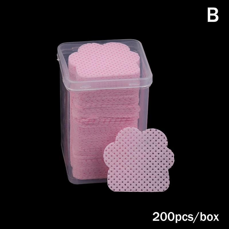

200/600 Pcs Wipes Paper Eyelash Glue Remover Wipe Mouth Of The Glue Bottle Prevent Clogging Glue Cleaner Pads Lash Extension A3