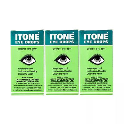Ayton Eye Drops Set (3 X 10 Ml), Itone Eye Drops Set, Dey's Medical
