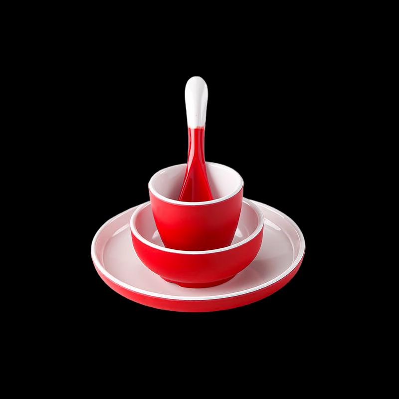 Beileian A5 Melamine 4-Piece Tableware Set (10 Sets)