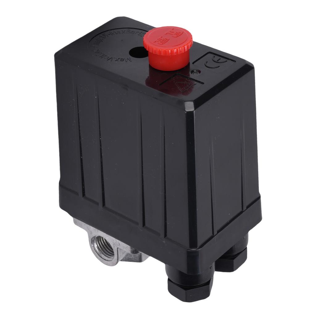 Air Compressor Pressure Switch 240V 15A 4 Holes Effective Adjustment Pressure Switch Control Valve