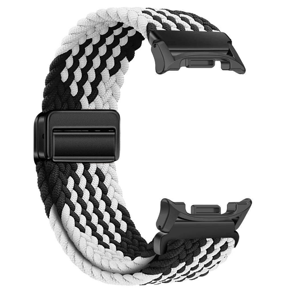 1 st Magnetiskt armband för Samsung Galaxy Watch 8 Band 40/44mm Sport Flätat Loop för Galaxy Watch 8 Classic/Ultra 2025 Band