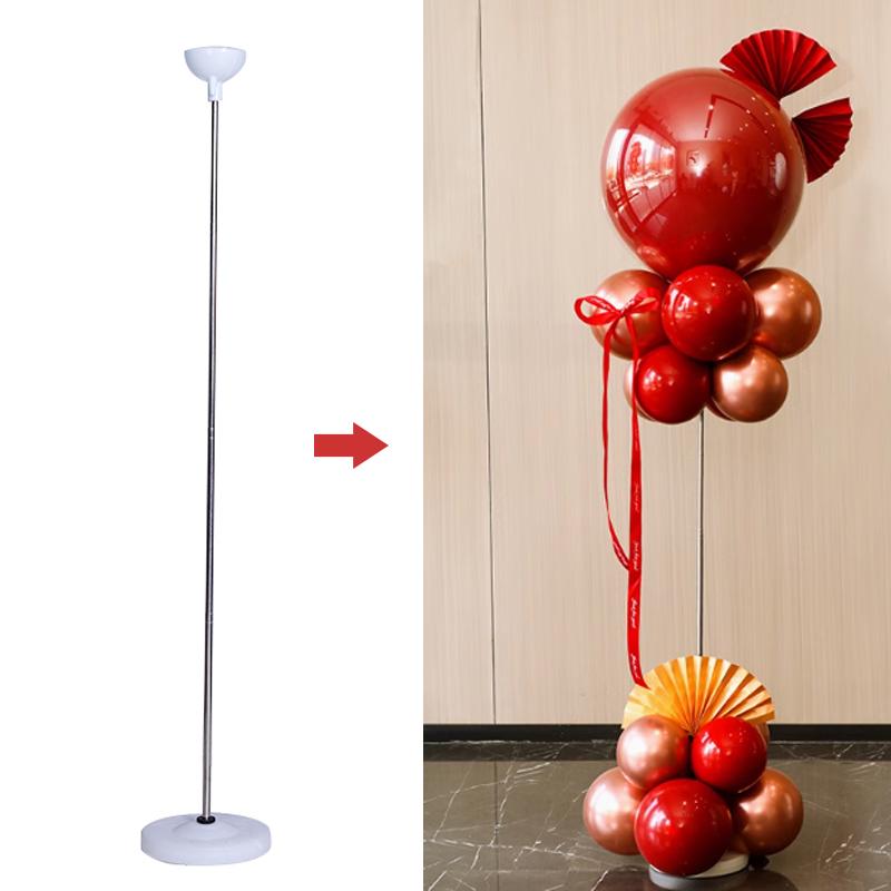 National Day Event Purple Balloon Arch and Column Decoration for Shopping Mall