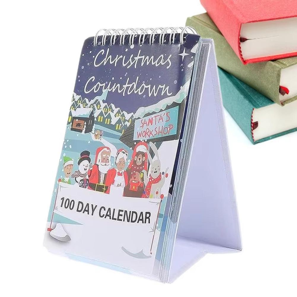 2024 100 Day Christmas Countdown Calendar Desktop Advent Calendar For Home Desktop Advents Countdown Calendar Decoration