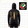 YNC 2025 Boxing Enthusiast Gold Zipper Hoodie - Unisex Casual Autumn Jacket