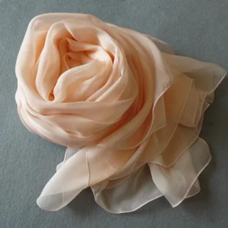 China Red Long Scarves Ladies Autumn Winter Long Design Cape New Arrival 100% Silk Shawl Scarf Thicken Chiffon Ultralong Scarves