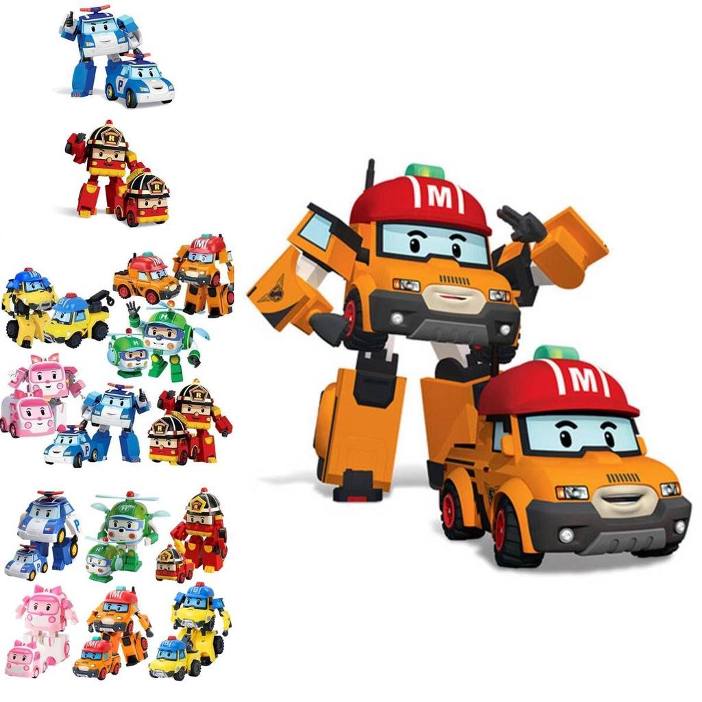 Transform Your Kid's Playtime With Robocar Poli Toy Car Pull Back Car And Action Figure In One!