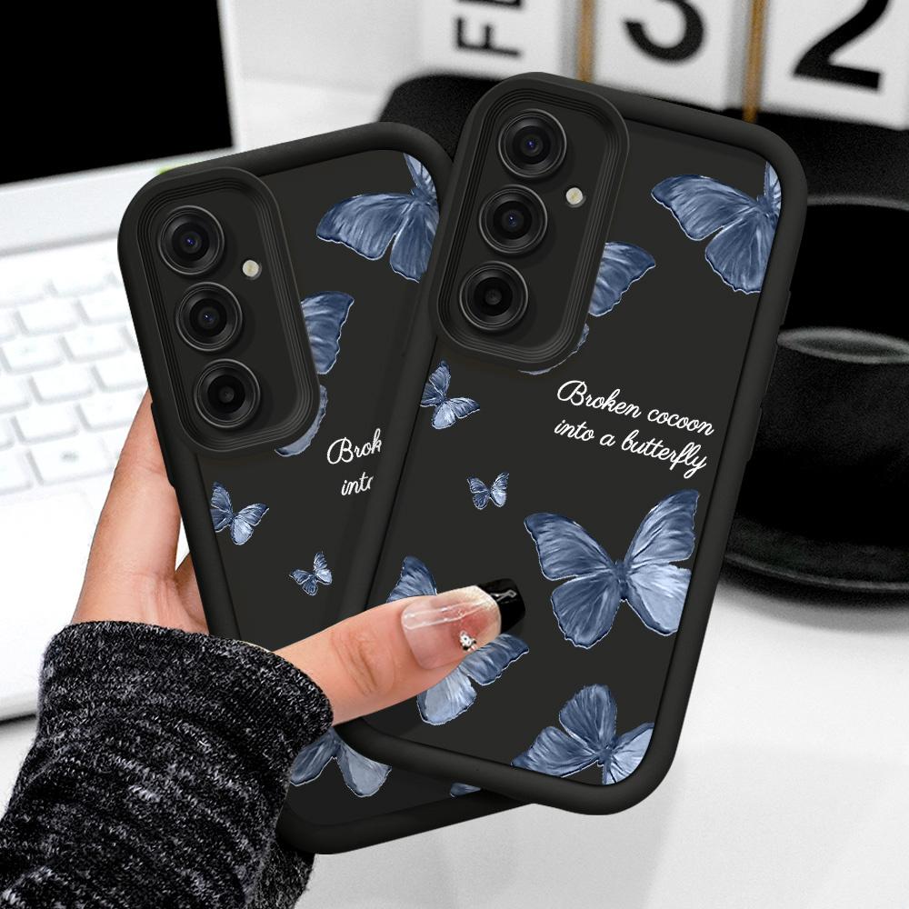 Flying Butterflies Phone Case For Samsung Galaxy M54 M36 M34 M32 M23 M22 M16 M15 M14 M13 M12 M02 5G Staircase Soft Cover