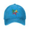 Bob Marley 3 Little Birds Cappellino in Denim Ajax Cappellini da Baseball Casual Cappello Regolabile Estivo Unisex Cappellini da Baseball