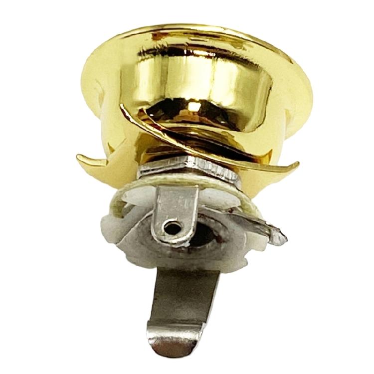 Mono Output Jacks Socket Guitar Connector Guitar Accessories Metal Texture Present for Electric Guitar/Bass Enthusiasts
