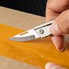 Mini Tc4 Titanium Alloy Mini Folding Knife EDC Portable Keychain Pendant Knife Express Unpacking Pocket Knife Gift EDC Tool