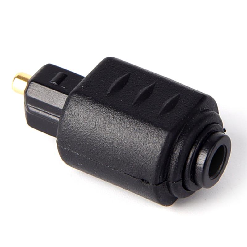 Mini Optischer Audio Adapter 3,5mm Buchse Stecker auf Digital Toslink Stecker