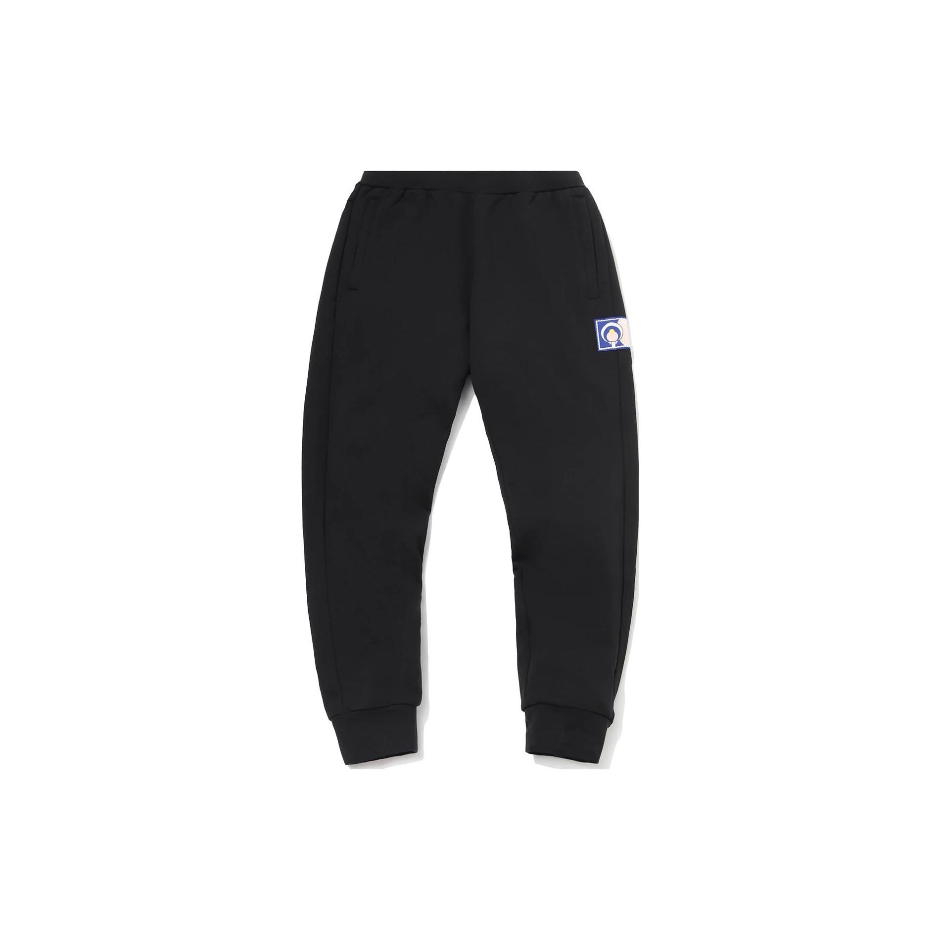 

Li Ning Спортивная Модная Серия Логотип Принт Буквы Средняя Посадка Зауженные Спортивные Штаны Мужские брюки Стандартный-Черный AKLQ295-2 XL