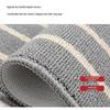Absorbent Non-slip Striped Floor Mat for Kitchen, Bathroom, and Entryway