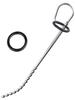 Curved Urethral Rod 25cm and 8mm - Stainless Steel - Urethral Rods