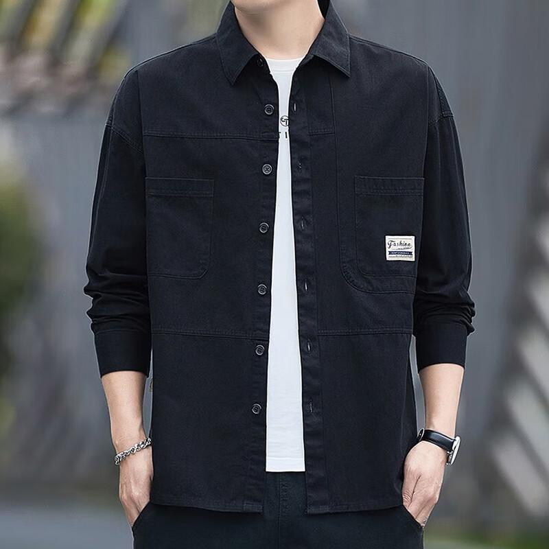 JEEP SPIRIT Men's Long-Sleeve Casual Shirt