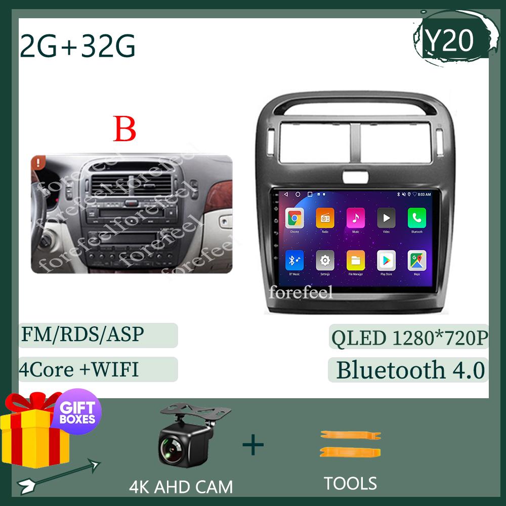 Android For Lexus LS430 XF30 LS 430 2000 - 2006 For Toyota Celsior XF30 Car Radio Multimedia Bluetooth QLED Carplay DVD WIFI DSP