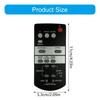 Remote Controller with Intuitive Button Layout for MBE669 FSR68 Soundbar Easy Operation by All Ages Wear Resistant