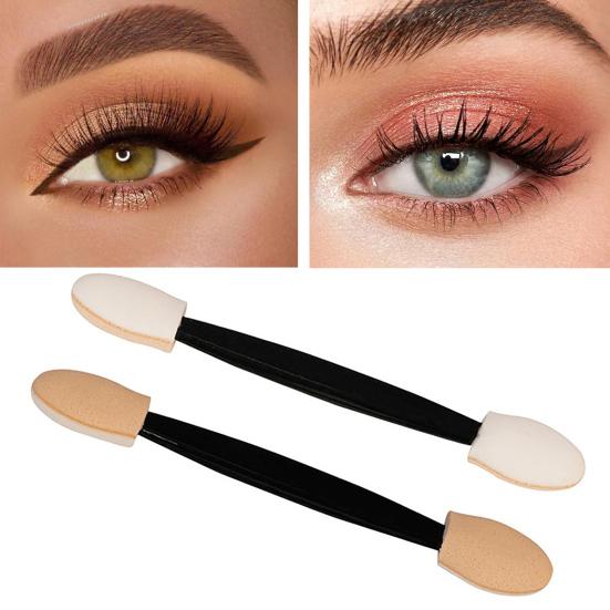 30/50/100/150/200Pcs Disposable Eyeshadow Brush Dual Side Sponge Applicator Portable Travel Women Double Head Eye Makeup Tools