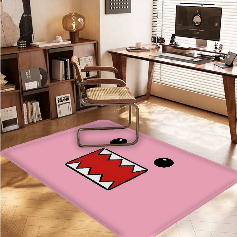 Domo Kun Anime Floor Mat Rectangle Anti-slip Home Soft Badmat Front Door Indoor Outdoor Mat Welcome Doormat