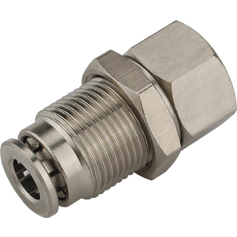 PC POC PL PH SL M5 M6 1/8" 1/4" 3/8" 1/2" BSP Male Female Elbow Tee Pneumatic Brass Push In Quick Connector Release Air Fitting