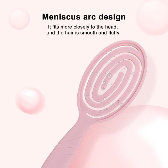 Vented Hair Brush Portable Anti-static Thin Thick Curly Long Wet Dry Hair Paddle Brush Women Girls Scalp Massage Hair Styling Detangling Comb