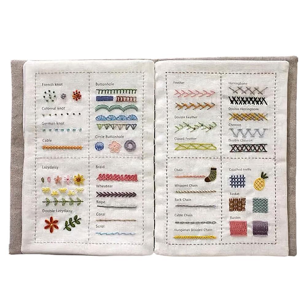 Creative Sewing Book Embroidery Stitches Book A Comprehensive Guide To Sewing and Embroidery DIY Stitch Book for Beginners