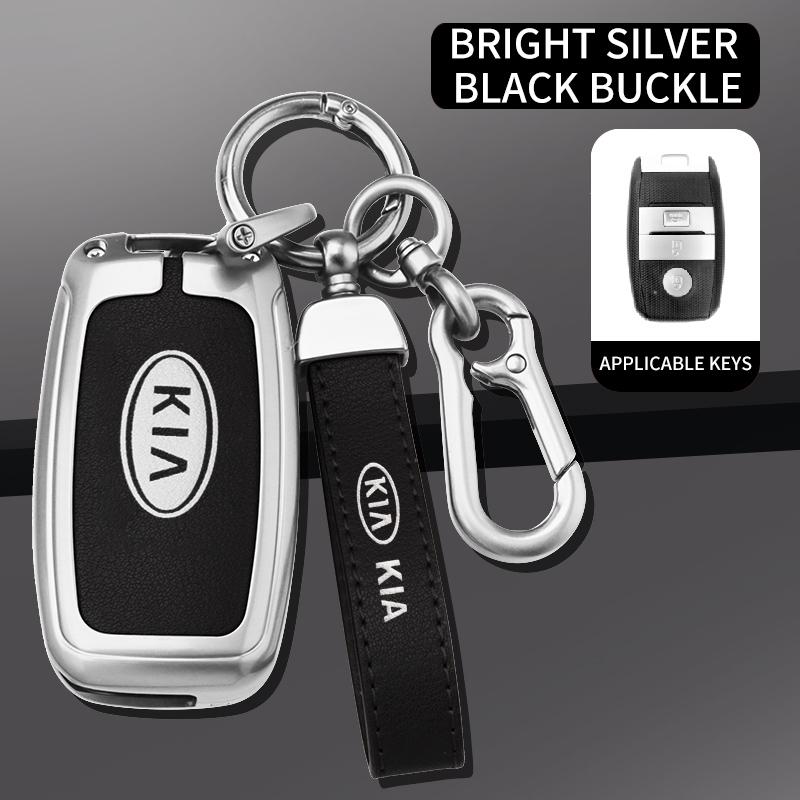 2026 Pegatina Caliente para Coche Funda Carcasa para Llave de Coche de Cuero para Kia RIO 3 4 Optima Xceed Ceed Sorento 2011 Soul 2019 Forte Niro 2023 E