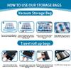 Large Capacity Vacuum Storage Bags for Clothes and Quilts - Dustproof & Moistureproof