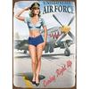 Vintage Girl Metal Sign Poster Retro Wall Art Home Decor Bar Club Man Cave Decoration 20x30cm