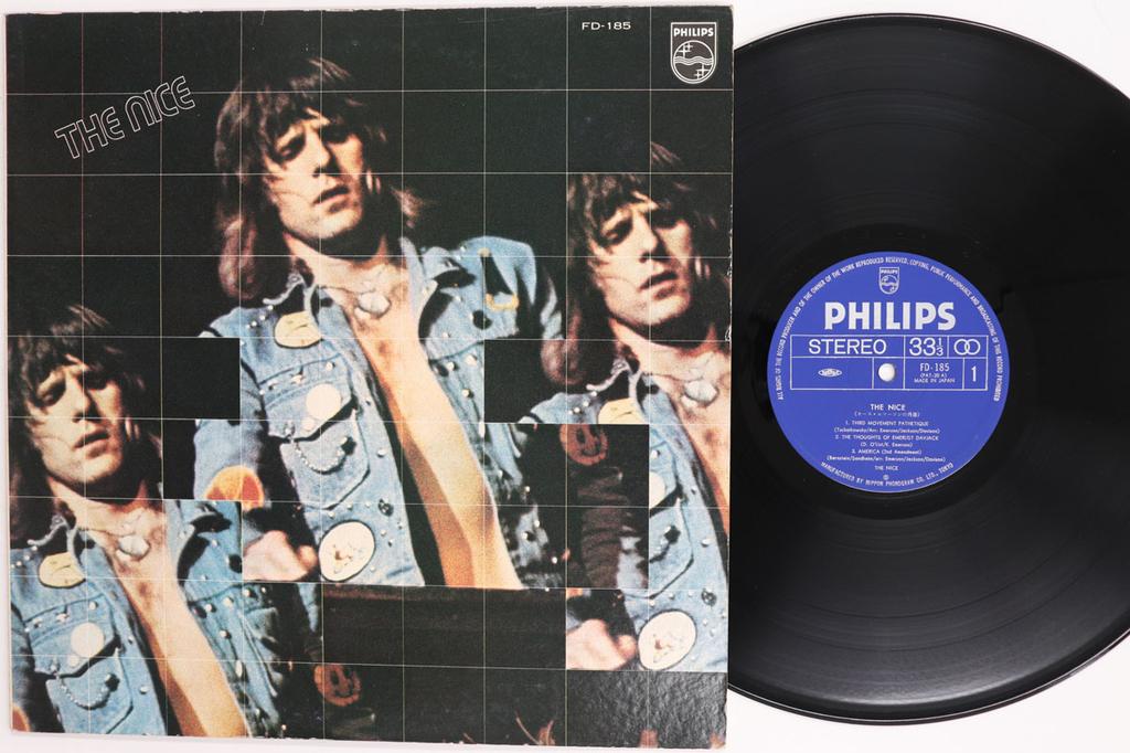 LP-plaat NICE KEITH EMERSON Attention FD185 PHILIPS 1975 Japan Rock Gebruikt