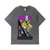 275 GSM Washed T-shirts 100% Cotton Kaiju No 8 V14 Kikoru Print Unisex Heavy Cotton T Shirt