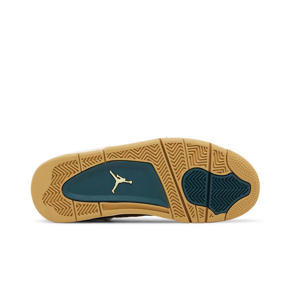 Air Jordan 4 Retro Grade School 'Cacao Wow' (Unisex) Cacao Wow / Geode Teal / Ale Brown / Twine / Sail / Luminous Green Kinder-Basketballschuhe