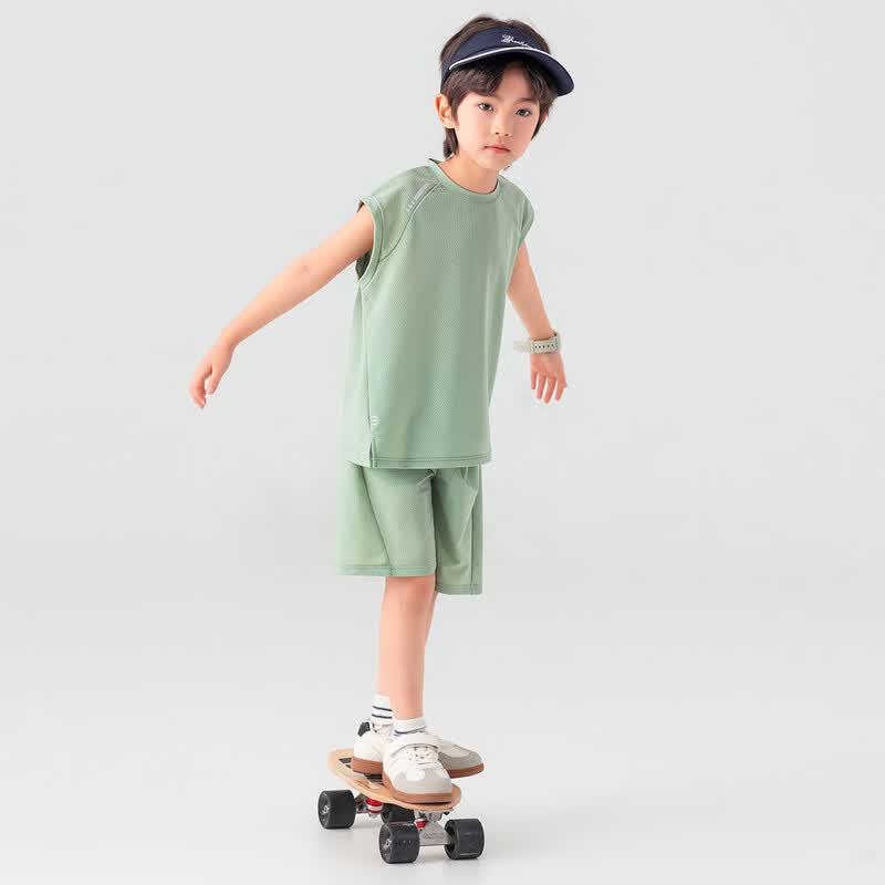 Boys' Cooling Short Sleeve & Shorts Sport Set