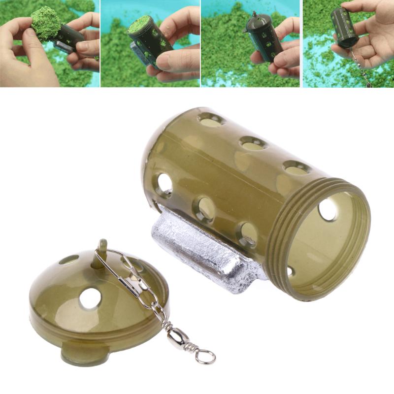 5 Stück Frühling Spule Inline Methode Feeder Angler Feeder Köder Werfer