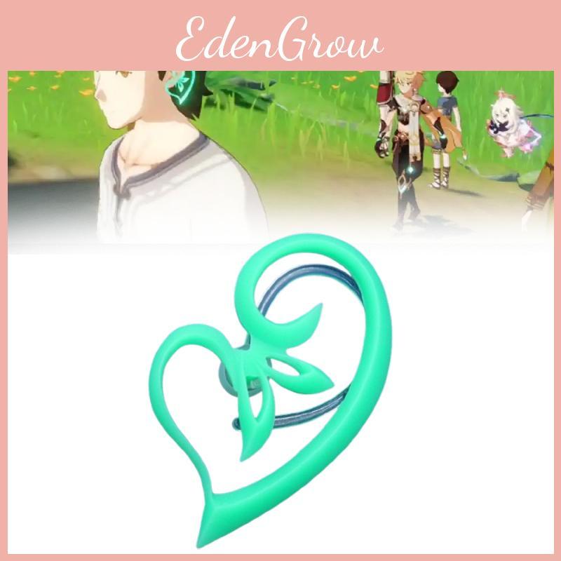 Genshin Impact Akasha Cosplay Jewelry Resin Adjustable Glow Earring For Parties And Gifts