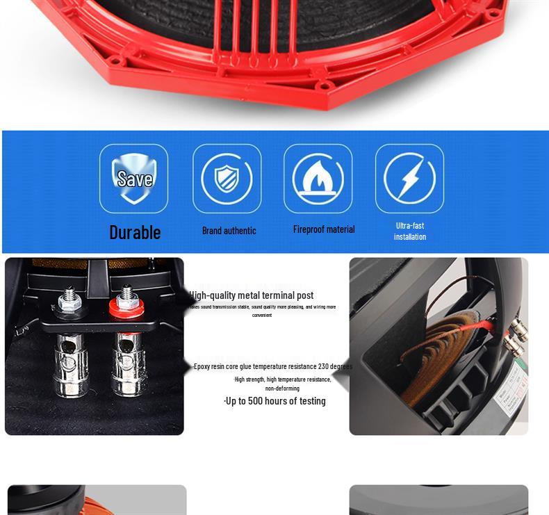 Professional 12" & 15" Full-Range Bass Stage Speaker for KTV