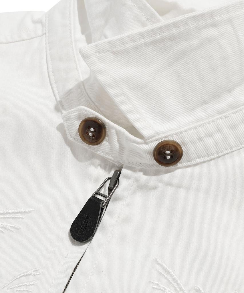 Niceghostclub Tattoo Harrington Dyed Jacket_White(Ng2Esuj201A)