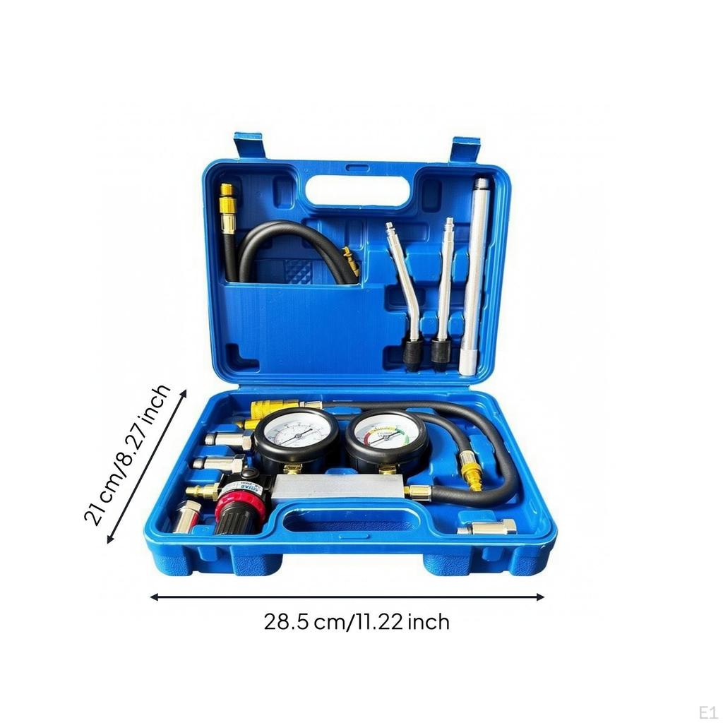 Engine Cylinder Leakage Tester with Case Inspection Leak Kit
