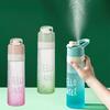 650ml Borraccia Spray Sport Outdoor Fitness Tazza Acqua Grande Capacità Borraccia Spray Senza BPA Articoli per Bevande Bottiglie da Viaggio