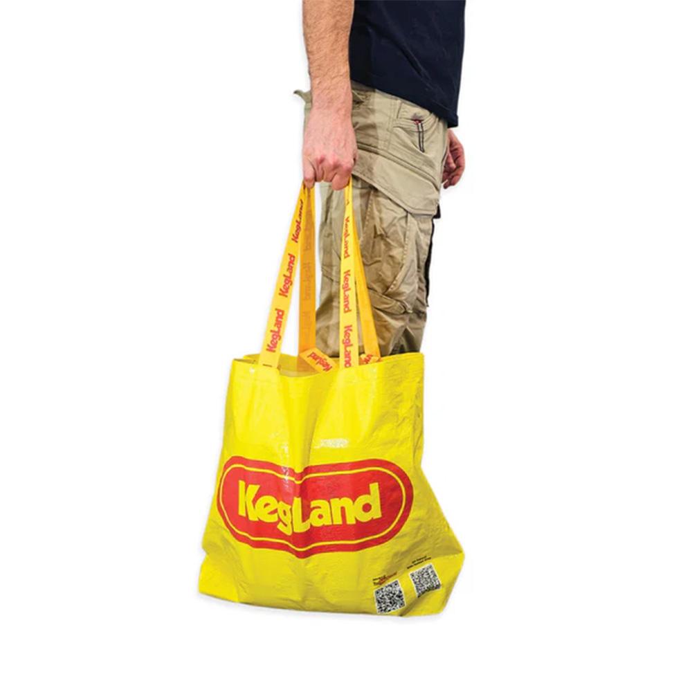 

Kegland Желтая хозяйственная сумка большой вместимости Дорожные сумки для хранения Ручная кладь Упаковка Аксессуар для пивоварения на открытом воздухе Домашнее пивоварение