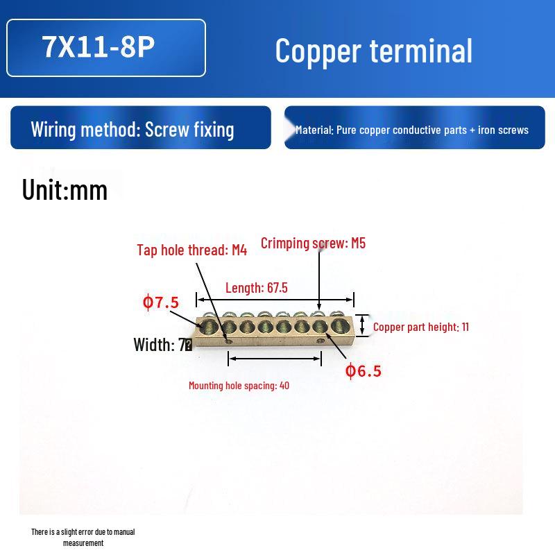 PZ30 Copper Terminal Blocks with Screws