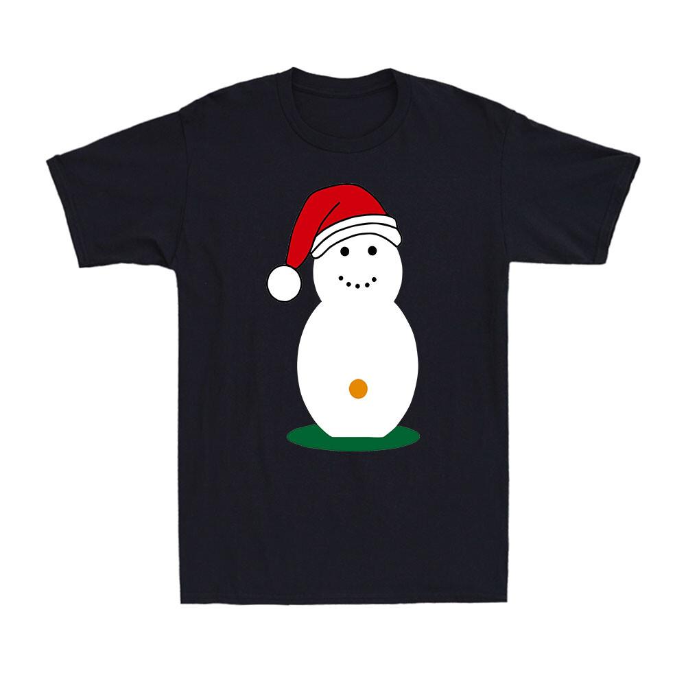 Santa Claus Rude Snowman Merry Christmas Novelty Vintage Men s T-Shirt T-shirt S