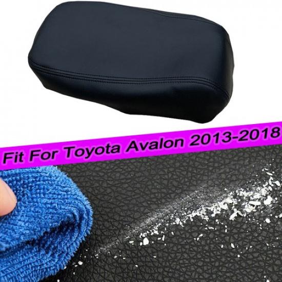 Black Fit For Toyota Avalon 2013-2018 Car Leather Armrest Cover Protect Console
