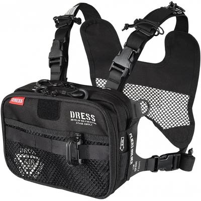 Dres Tactical Chest Bag Black Waterproof Large Capacity Model Rack Holder Plier